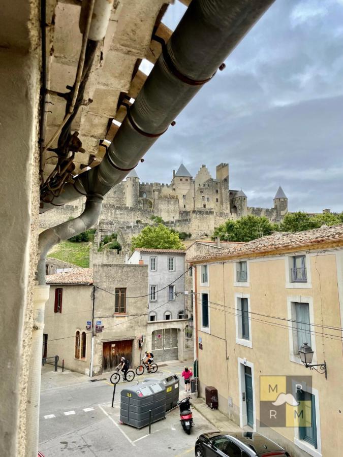 Le Donjon - Vue Cite Pied Cite Medievale Neuf Carcassonne Zewnętrze zdjęcie